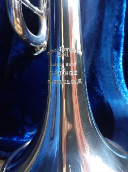 Benge Trumpet, Professional Trumpet, Used Trumpet, Silver Trumpet, Resno-Tempered Bell