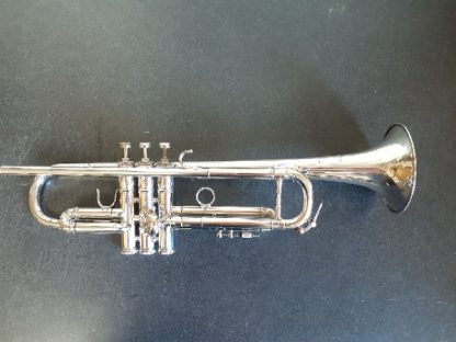 Benge Trumpet, Professional Trumpet, Used Trumpet, Silver Trumpet, Resno-Tempered Bell 5