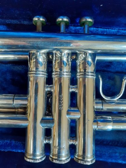 Benge Trumpet, Professional Trumpet, Used Trumpet, Silver Trumpet, Resno-Tempered Bell 5