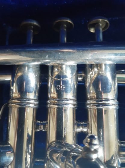 Benge Resno Bell Trumpet, Professional Trumpet, Silver Trumpet, Used Trumpet, Claude Gordon, Benge CG Model Trumpet