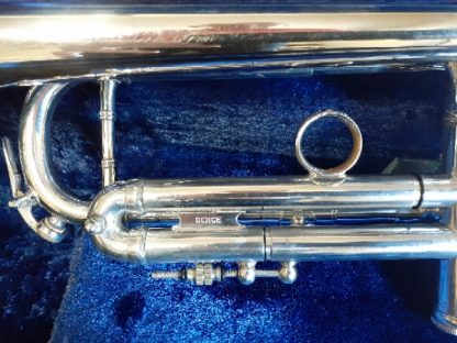 Benge Trumpet, Professional Trumpet, Used Trumpet, Silver Trumpet, Resno-Tempered Bell 3