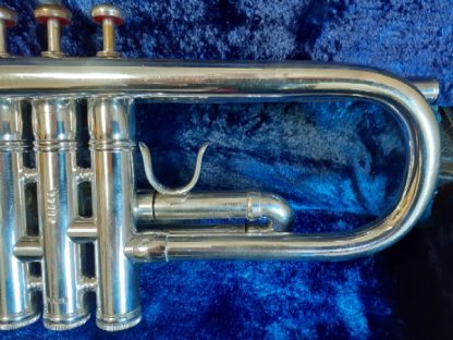 Benge Trumpet, Professional Trumpet, Used Trumpet, Silver Trumpet, Resno-Tempered Bell 3