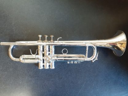 Benge Trumpet, Professional Trumpet, Used Trumpet, Silver Trumpet, Resno-Tempered Bell 3