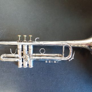 Benge Trumpet, Professional Trumpet, Used Trumpet, Silver Trumpet, Resno-Tempered Bell 3
