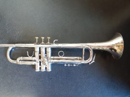 Benge Trumpet, Professional Trumpet, Used Trumpet, Silver Trumpet, Resno-Tempered Bell 3