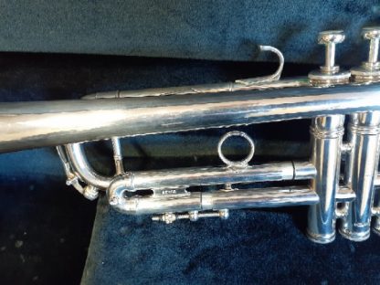 Benge Trumpet, Professional Trumpet, Used Trumpet, Silver Trumpet, Resno-Tempered Bell 3