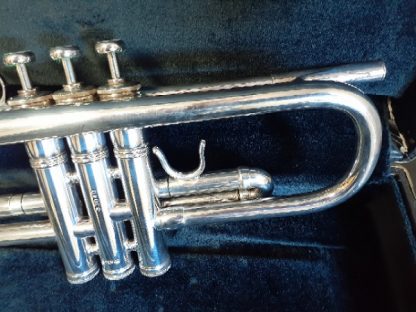 Benge Trumpet, Professional Trumpet, Used Trumpet, Silver Trumpet, Resno-Tempered Bell 3