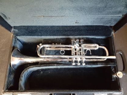 Benge Trumpet, Professional Trumpet, Used Trumpet, Silver Trumpet, Resno-Tempered Bell 3