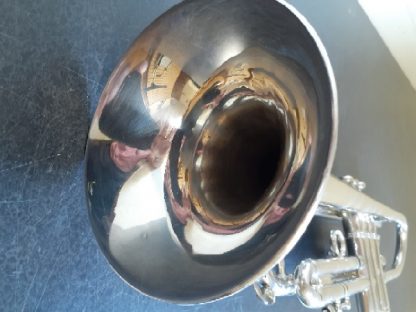 Benge Trumpet, Professional Trumpet, Used Trumpet, Silver Trumpet, Resno-Tempered Bell 3