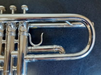 Benge Trumpet, Professional Trumpet, Used Trumpet, Silver Trumpet, Resno-Tempered Bell 3