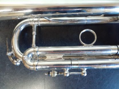 Benge Trumpet, Professional Trumpet, Used Trumpet, Silver Trumpet, Resno-Tempered Bell 3