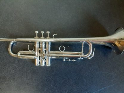 Benge Trumpet, Professional Trumpet, Used Trumpet, Silver Trumpet, Resno-Tempered Bell 3