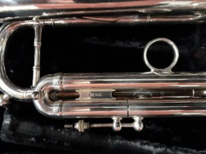 Benge Trumpet, Professional Trumpet, Used Trumpet, Silver Trumpet, Resno-Tempered Bell 3