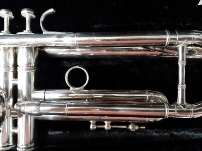 Benge Trumpet, Professional Trumpet, Used Trumpet, Silver Trumpet, Resno-Tempered Bell 3