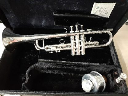 Benge Trumpet, Professional Trumpet, Used Trumpet, Silver Trumpet, Resno-Tempered Bell 3