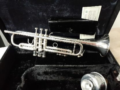 Benge Trumpet, Professional Trumpet, Used Trumpet, Silver Trumpet, Resno-Tempered Bell 3