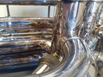 Conn 52J Tuba, Silver Plated Tuba, CC Tuba, 5 Valve Tuba, Used Tuba, Professional Tuba