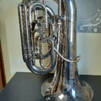 Conn 52J Tuba, Silver Plated Tuba, CC Tuba, 5 Valve Tuba, Used Tuba, Professional Tuba