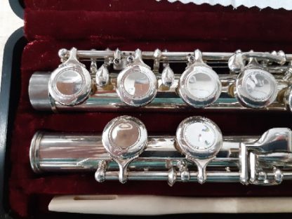 Jupiter Flute, Model JFL 507, Gold Plated Lip Plate, Used Flute, Student Flute