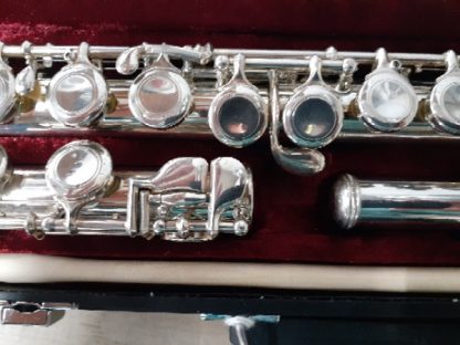 Jupiter Flute, Model JFL 507, Gold Plated Lip Plate, Used Flute, Student Flute