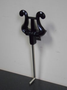 Buy the plastic trumpet lyre at hornhospital.com