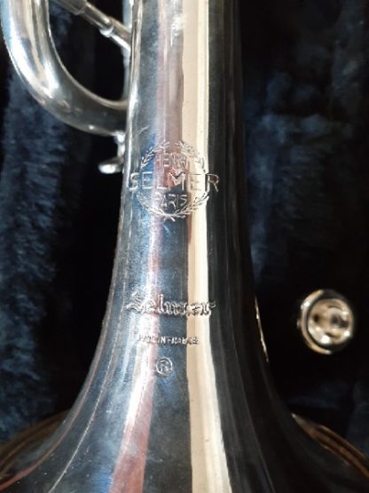 Selmer Trumpet, Radial Valve, Selmer 63B, Silver Plated Trumpet, Vintage Trumpet